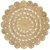LR Home Natural Fiber 50134 Natural 4' X 4' Round Rug