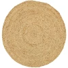 LR Home Natural Fiber 50136 Natural 4' X 4' Round Rug