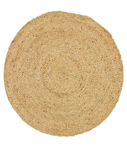 LR Home Natural Fiber 50136 Natural 4' X 4' Round Rug