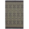LR Home Sun Shower 81241 Black/ Brown 5' X 8' Rect. Rug