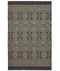 LR Home Sun Shower 81241 Black/ Brown 5' X 8' Rect. Rug