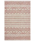 LR Home Sun Shower 81244 Beige/ Red 5' X 8' Rect. Rug