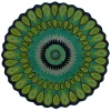 Valerie VIB-AI Green Area Rug 3 ft. Round