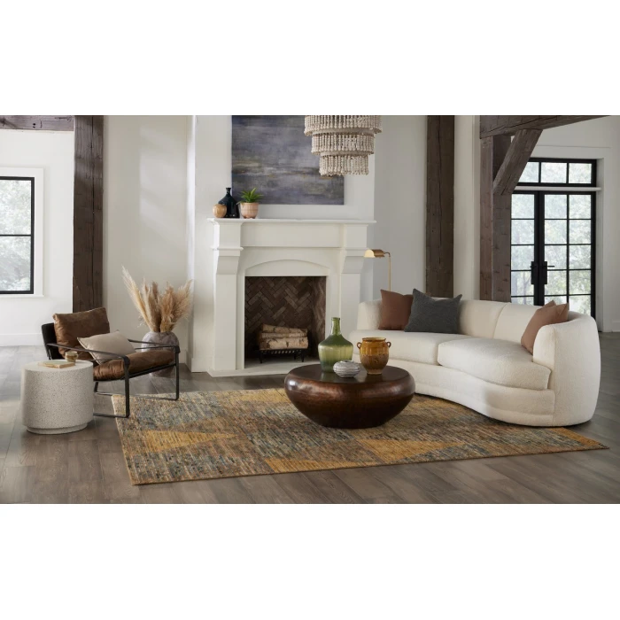 Luxe Kaleen Dorado Gold DOR09 4ft. x 6ft. Rect. Rug
