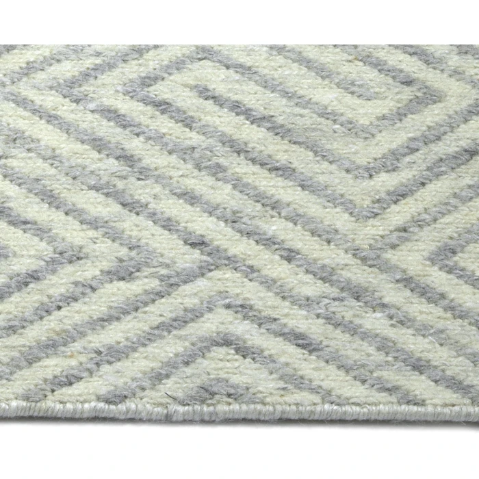 Luxe Kaleen Fletcher Silver FLE01 8ft. x 10ft. Rect. Rug