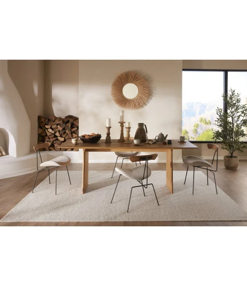 Luxe Kaleen Fletcher Silver FLE01 8ft. x 10ft. Rect. Rug