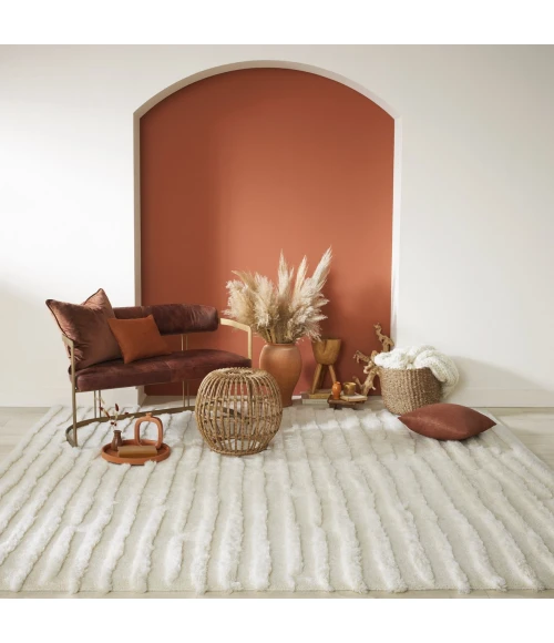 Luxe Kaleen Jinsen Ivory JIN01 9ft. x 12ft. Rect. Rug