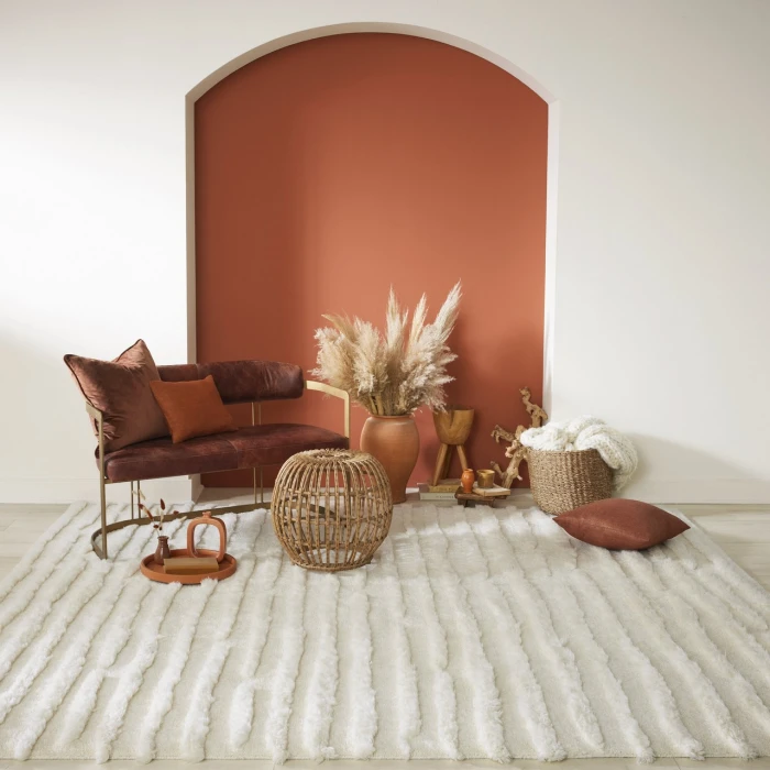 Luxe Kaleen Jinsen Ivory JIN01 9ft. x 12ft. Rect. Rug