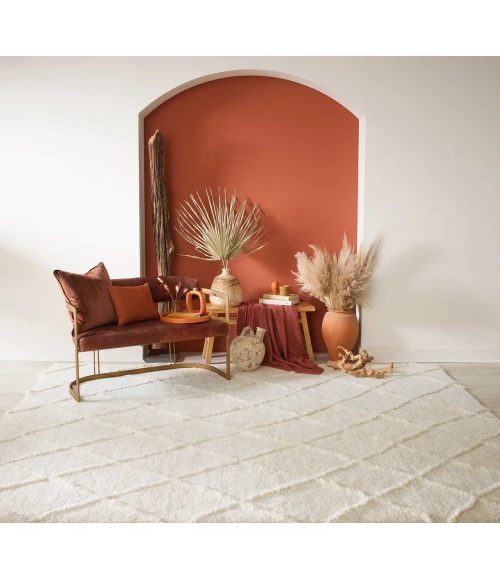 Luxe Kaleen Jinsen Ivory JIN02 9ft. x 12ft. Rect. Rug