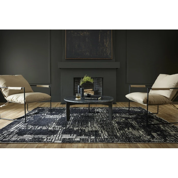 Luxe Kaleen Texere Silver TXE02 8ft. x 10ft. Rect. Rug