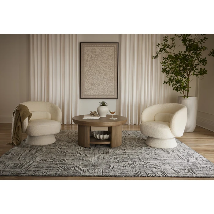 Luxe Kaleen Texere Taupe TXE03 9ft. x 12ft. Rect. Rug