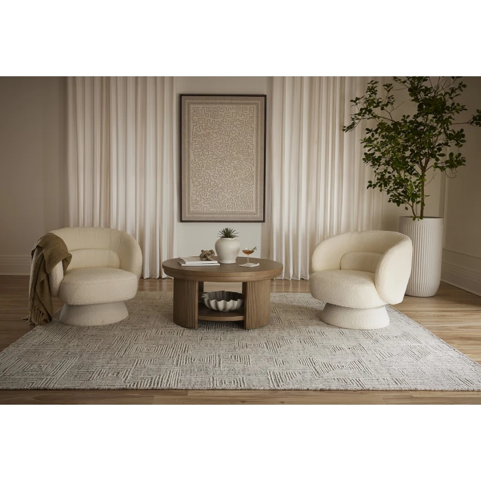 Luxe Kaleen Texere Silver TXE03 8ft. x 10ft. Rect. Rug