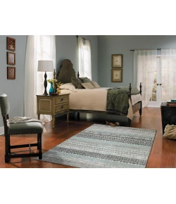 Karastan Euphoria Eddleston Ash Grey Rug 1 ft. 6 X 1 ft. 6 Rectangle