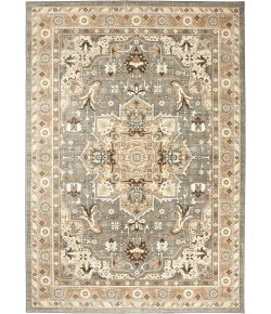 Karastan Euphoria Rhodes Ash Grey Rug 1 ft. 6 X 1 ft. 6 Rectangle