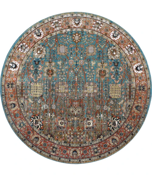 Karastan Rugs Spice Market Myanmar Aquamarine