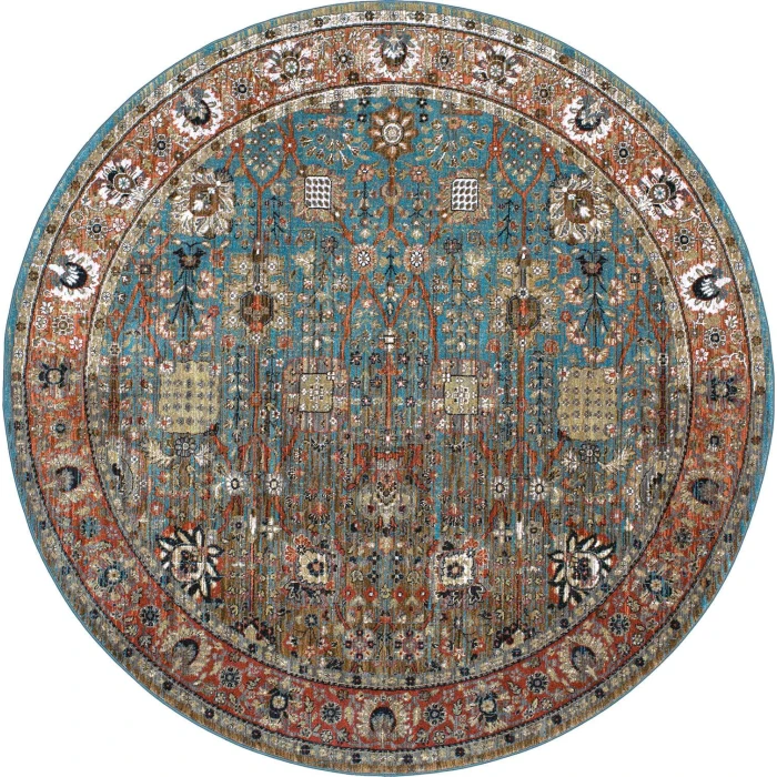 Karastan Rugs Spice Market Myanmar Aquamarine