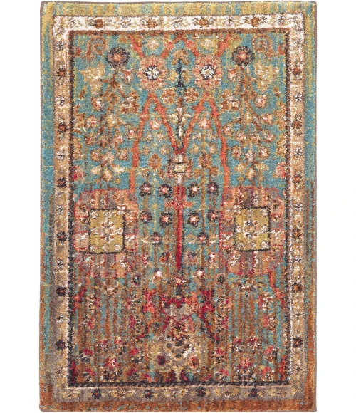 Karastan Rugs Spice Market Myanmar Aquamarine