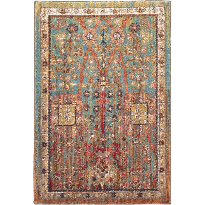 Karastan Rugs Spice Market Myanmar Aquamarine