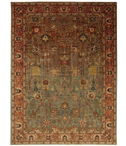 Karastan Spice Market Myanmar Aquamarine Rug 1 ft. 6 X 1 ft. 6 Rectangle