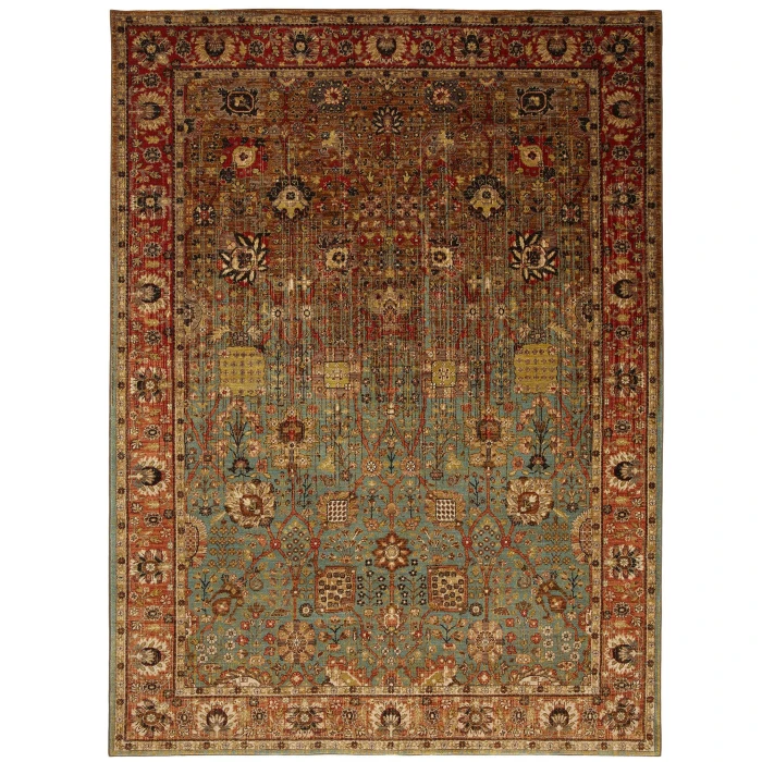 Karastan Rugs Spice Market Myanmar Aquamarine