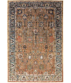 Karastan Spice Market Myanmar Tobacco Rug 1 ft. 6 X 1 ft. 6 Rectangle