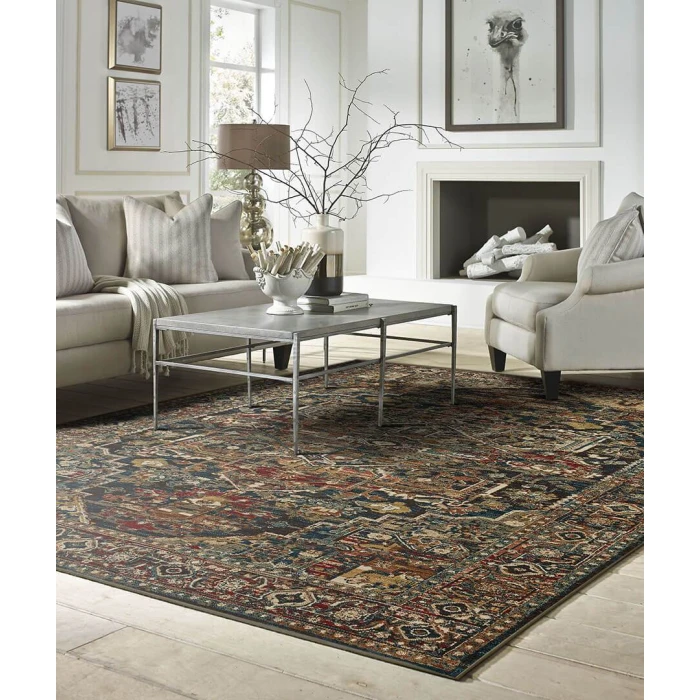 Karastan Rugs Spice Market Alcantara Sapphire
