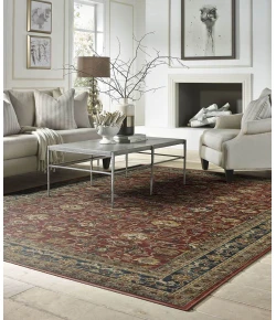 Karastan Spice Market Keralam Garnet Rug 1 ft. 6 X 1 ft. 6 Rectangle