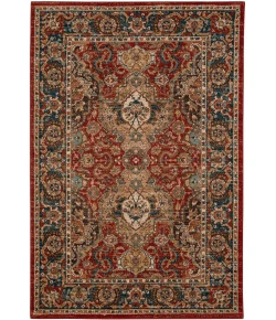 Karastan Spice Market Dhahar Garnet Rug 1 ft. 6 X 1 ft. 6 Rectangle