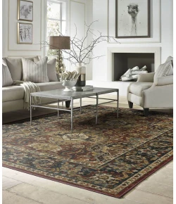 Karastan Spice Market Dhahar Garnet Rug 1 ft. 6 X 1 ft. 6 Rectangle