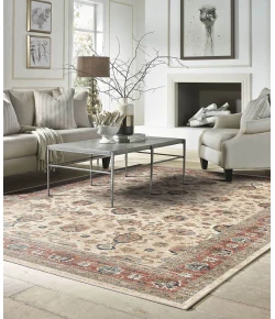 Karastan Spice Market Koyna Cream Rug 1 ft. 6 X 1 ft. 6 Rectangle