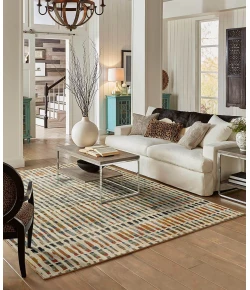 Karastan Elements Calliope Multi Rug 1 ft. 6 X 1 ft. 6 Rectangle
