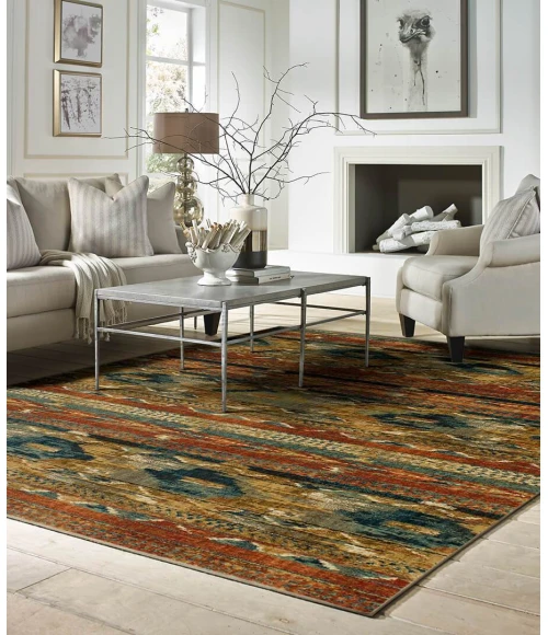 Karastan Rugs Spice Market Infused Aquamarine