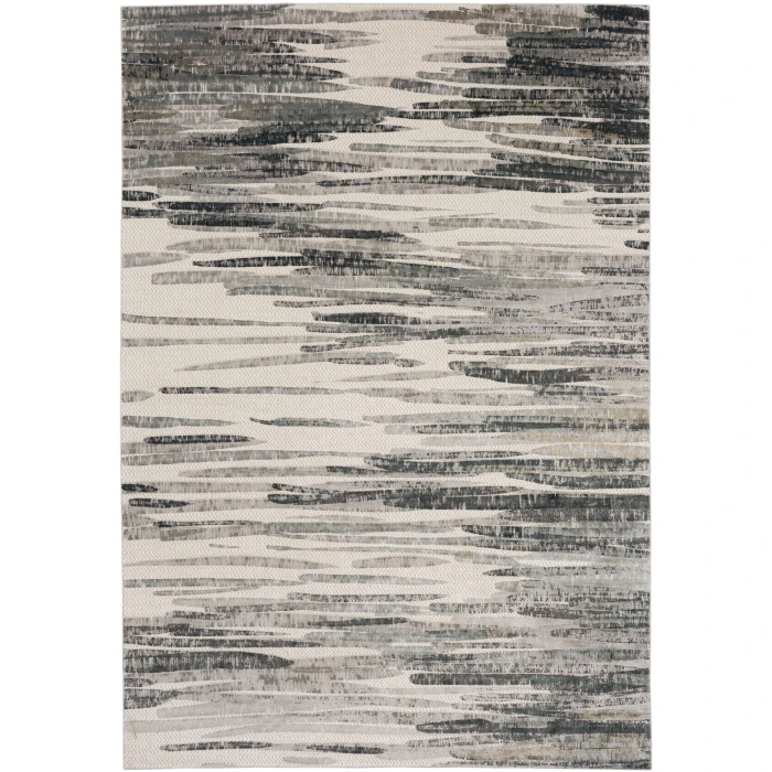 Karastan Tryst Grey/Silver R1288 9 ft. X 12 ft. Rectangle Rug