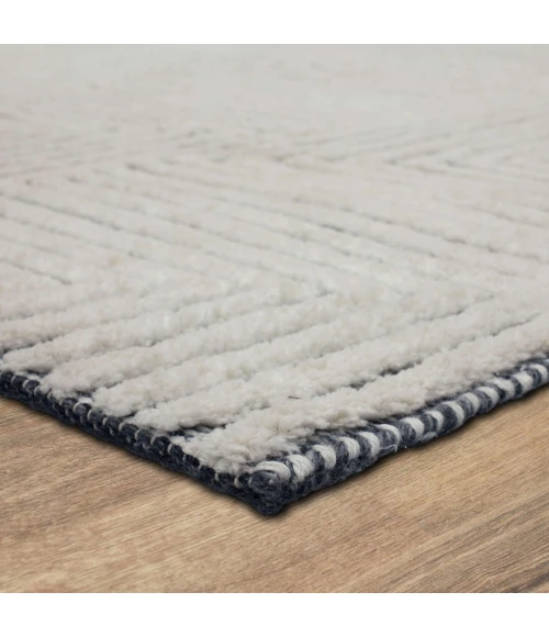 Karastan Sirocco By Drew & Jonathan Home Black/White R1103 8ft. X 10ft. Rect. Rug