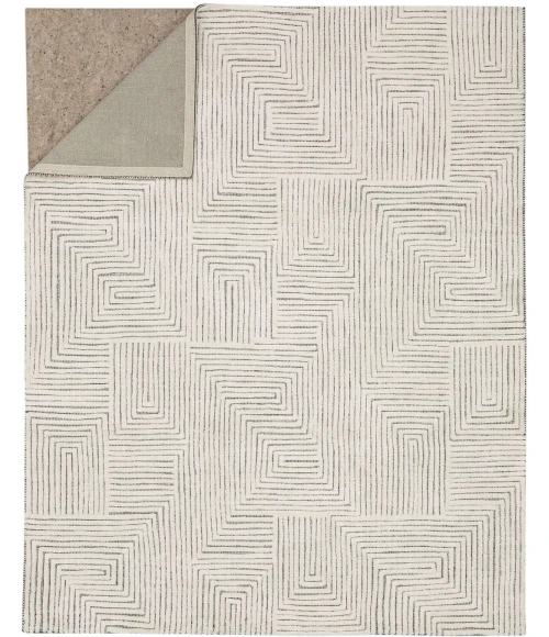 Karastan Sirocco By Drew & Jonathan Home Black/White R1103 8ft. X 10ft. Rect. Rug
