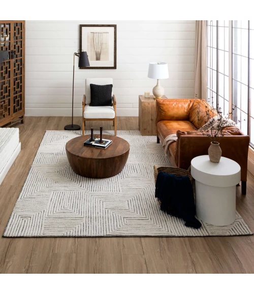 Karastan Sirocco By Drew & Jonathan Home Black/White R1103 8ft. X 10ft. Rect. Rug