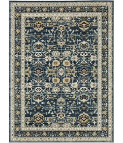 Karastan Zephyr Amphora Majolica Blue Rug 1 ft. 6 X 1 ft. 6 Rectangle