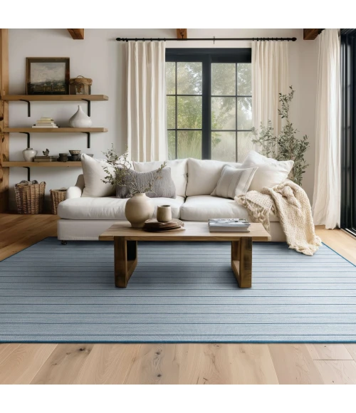 Karastan Bar Harbor Blue R1471 8ft. X 10ft. Rect. Rug