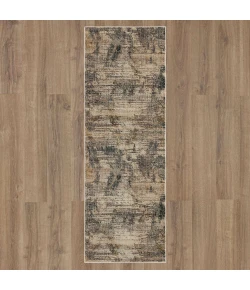 Karastan Echo Belino Beige Rug 2 ft. 7 in. X 7 ft. 3 in. Runner