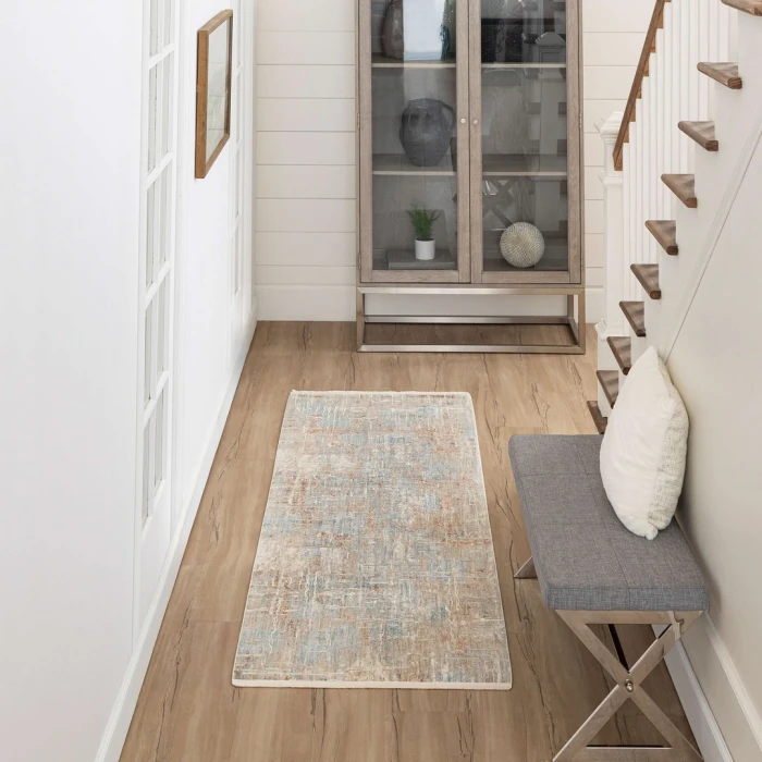 Karastan Bellisima Beige Cream 2' 7" x 7' 3" Area Rug