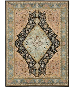 Karastan Zephyr Bidjar Robins Egg Rug 1 ft. 6 X 1 ft. 6 Rectangle