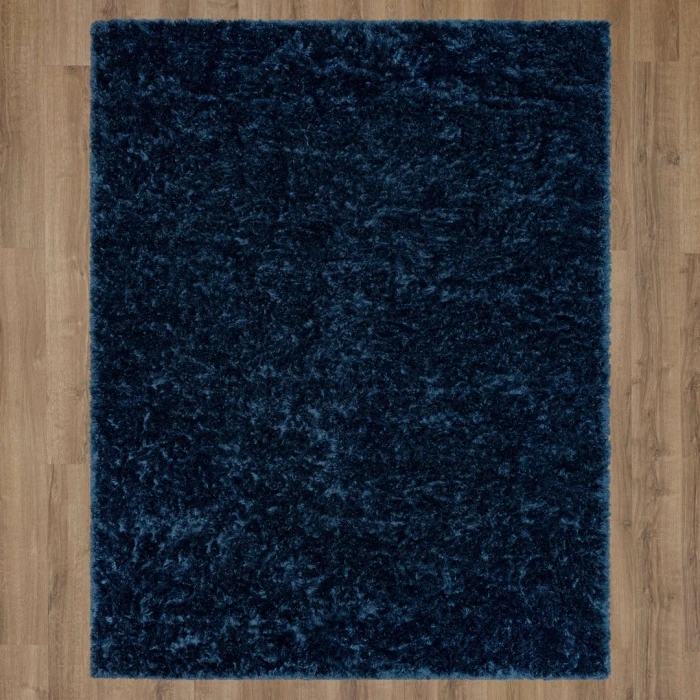 Karastan Billow Shag Blue 7' 10" x 10' Area Rug