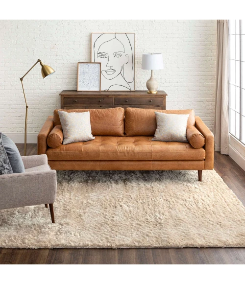 Karastan Billow Shag Cream 7' 10" x 10' Area Rug