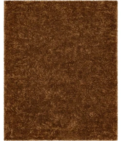 Karastan Billow Shag Rust Rug 7 ft. 10 in. X 10 ft. Rectangle