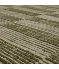 Karastan Broken Stripe Moss 5' x 8' Area Rug