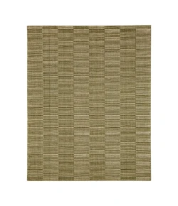 Karastan Bobby Berk Broken Stripe Moss Rug 8 ft. X 10 ft. Rectangle