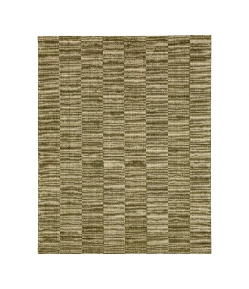 Karastan Broken Stripe Moss 5' x 8' Area Rug