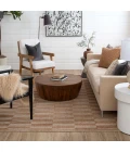 Karastan Broken Stripe Sienna 8' x 10' Area Rug