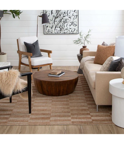 Karastan Broken Stripe Sienna 8' x 10' Area Rug