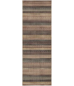 Karastan Echo Caprice Grey Rug 2 ft. 7 in. X 7 ft. 3 in. Runner